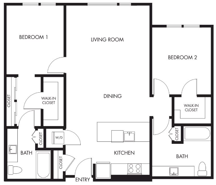 Anthology_Issaquah WA_Floor Plan_Podium J_Two Bedroom Two Bathroom Anthology_Issaquah WA_Floor Plan_Podium J_Two Bedroom Two Bathroom